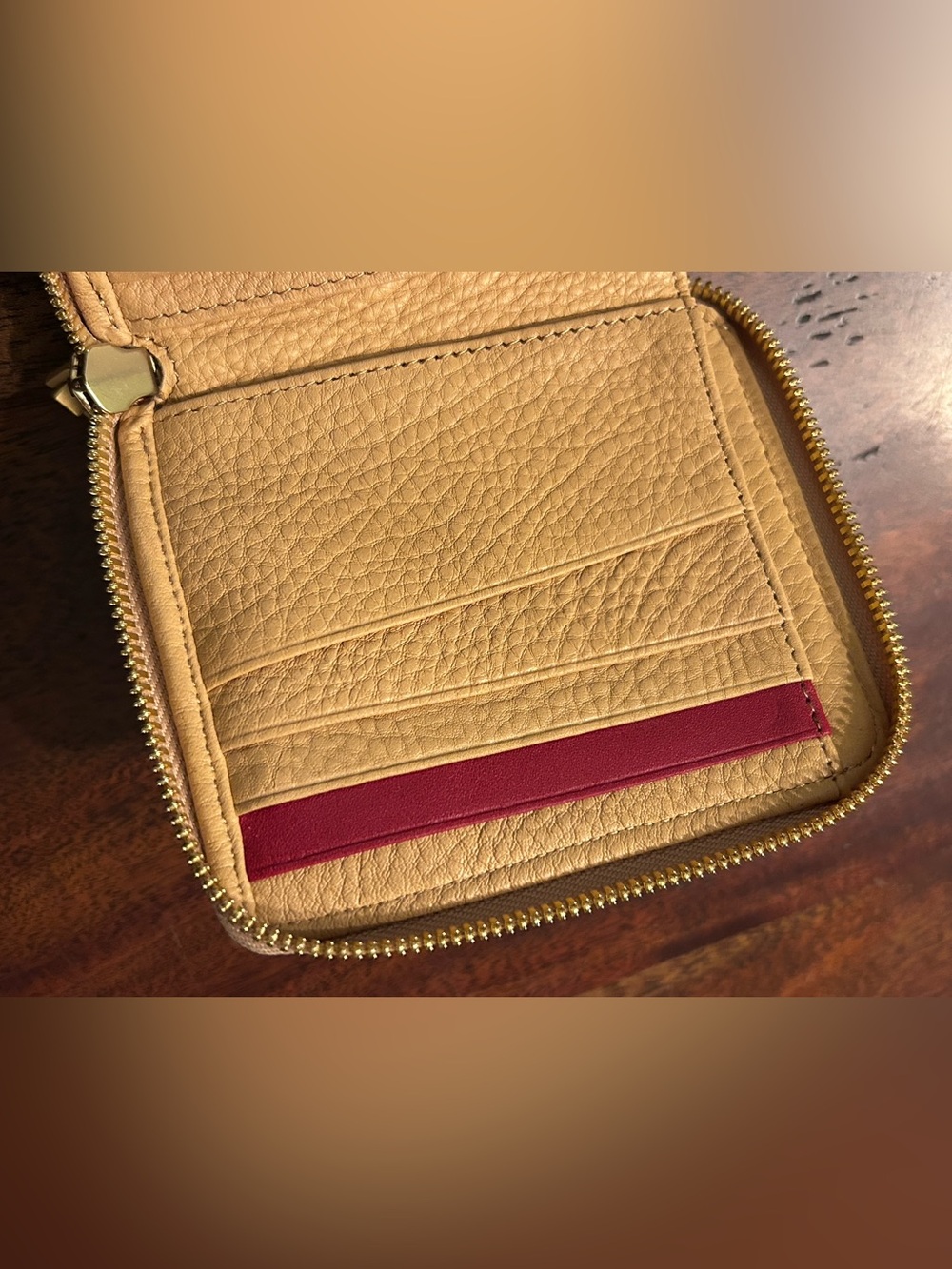 Hammitt Five North Wallet — Biscotti Tan & Gold Hardware — New Without Tags - Picture 6 of 11
